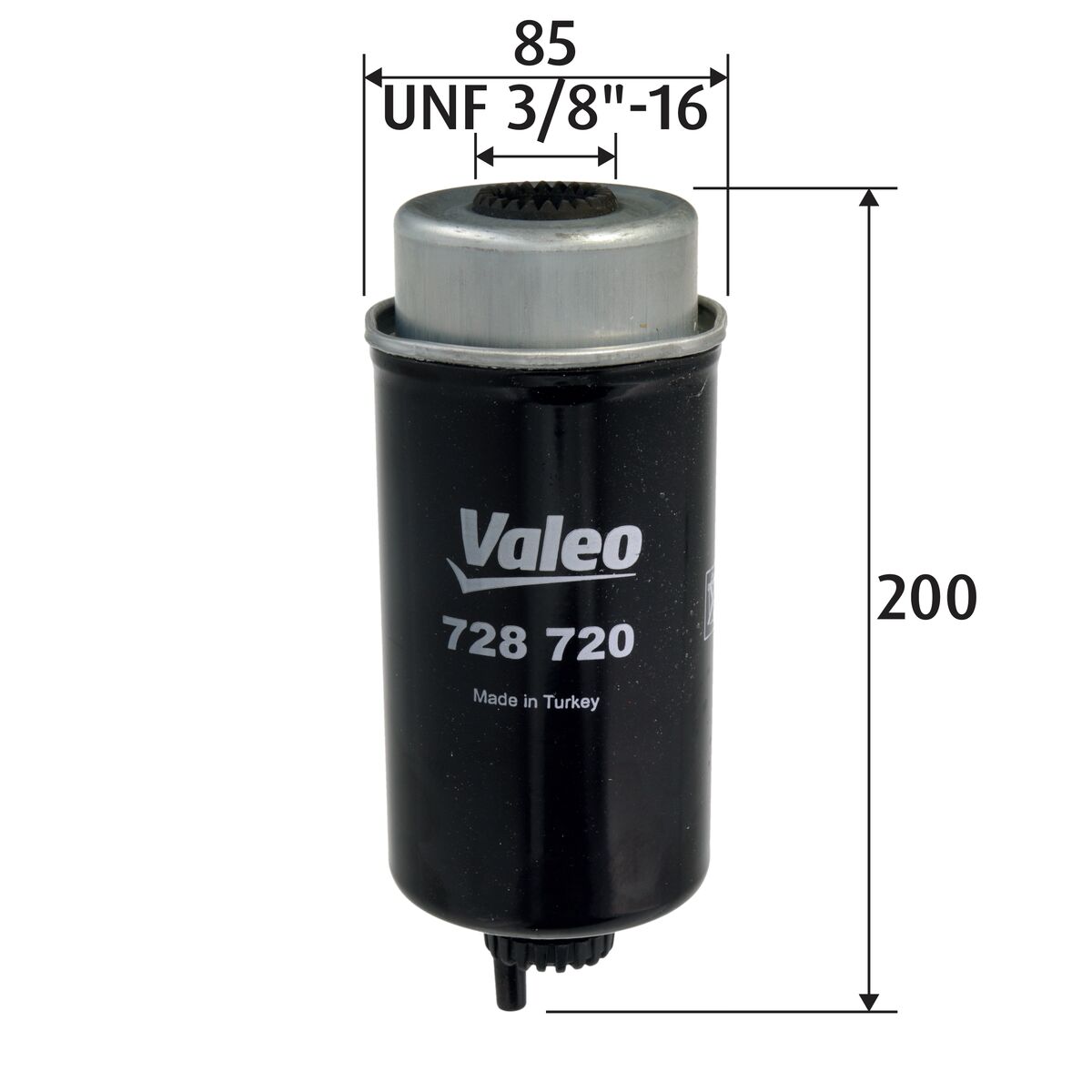 VALEO VAL728720 Üzemanyagszűrő, gázolajszűrő, benzinszűrő